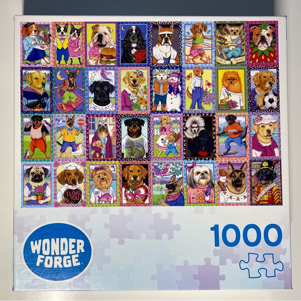 Wonder Forge - 1000pc Piece puzzle - Dandy Dogs